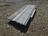 (12) 1-1/4 X 96 Inch Metal Rods, Qty of Galvanized Purlins