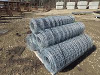 (6) Various Size Rolls of 48 Inch Page Wire