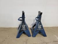 (2) Certified 6 Ton Axle Stands