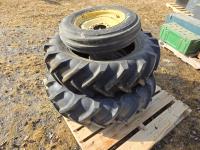 (3) 5 Bolt 15 Inch Rims, (1) 6.00-16 6 Bolt Rim with Tire, (2) 11.2/10-24 Tractor Tires