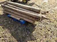 (23) Various Size Pressure Treated Posts
