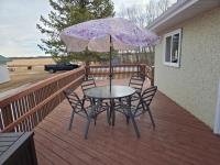 Patio Set with 4 Chairs and Deck Storage Box