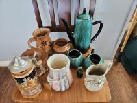 Misc Clay Pottery Items, Stein