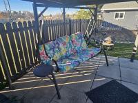 Outdoor Bench with Cushions