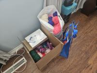 Quantity of Yarn and Knitting Supplies