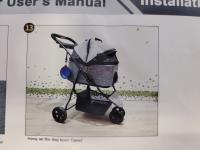 Pet Stroller with Removeable Carrier