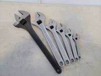 Gray Tools (6) Crescent Wrenches