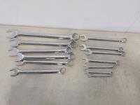 (13) Gray Tools Metric Combination Wrenches