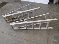 (2) 6 Ft Aluminum A-Frame Ladders