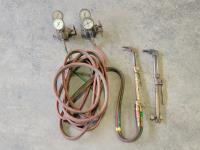 (2) Torches with Oxygen/Acetylene Hoses and Gauges