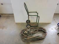 Torch Cart, Oxygen/Acetylene Hoses, Torch and Gauges