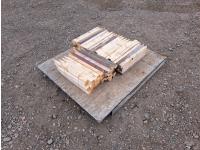 (6) Bundles of Wooden Construction Pegs