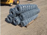 (6) Rolls 48 Inch Various Utility Fence