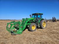 2014 John Deere 6140D MFWD Loader Tractor