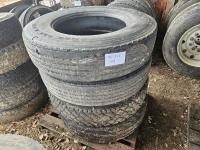 (4) 11R24.5 Tires