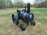    Home Built 6 ft X 4 ft Steam Engine Lawn Ornament