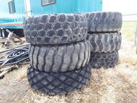    (6) 23.5R25 Michelin Tires & Rims