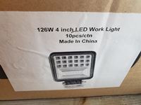    (10) 126W 4" LED Work Lights
