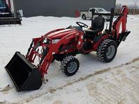 2017 Mahindra Max S25 MFWD Compact Loader/Backhoe Tractor (Brand new)
