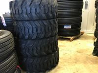 (4) Marcher 12-16.5 12 Ply Skid Steer Tires (new)