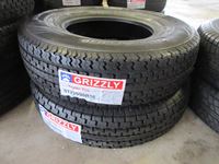 (2)Grizzly 235/80R16 Trailer Tires (new)