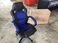 Blue & Black Office Gaming Chair (new)