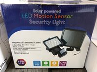    Solar Panel Motion Sensor LED Security Light