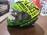    Speed & Strength SS1310 Green & Black Helmet (S)