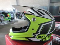    Bell Sanction Green & White Helmet (M)