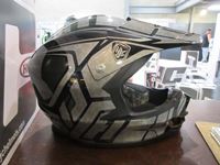    HJC FG-X Duke Grey & Black Helmet (M)