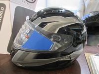   HJC CL-MAX2S Ridge MC5 Black & Silver Helmet (L)