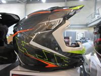    HJC Cl-X7 Blaze MC5 Black, Orange & Green Helmet (XL)