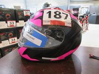    HJC Pink & Black Helmet (M)
