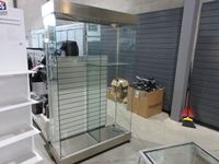    48" Glass Rolling Display Case