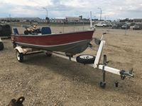    Springbok 14 ft Aluminum Boat & S/A Shorelander Trailer