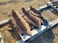 Pallet With Cultivator Shovels
