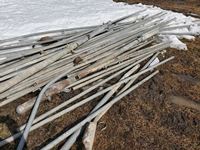 Pile Of Misc Galvanized Pipe & Misc Steel