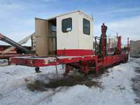 1985 Roussy 46 Ft Drop Deck Pipe & Tubing T/A Trailer