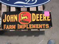    John Deere Farm Implements Sign (Replica)