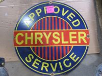    Chrysler Service Sign (Replica)