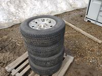    (4) 265/70R17 6 Bolt GMC Tires & Rims