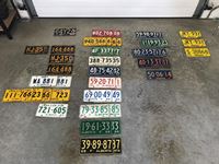    Collection of Licenese Plates