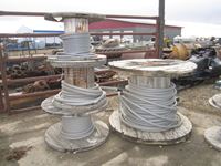    (4) Spools Various Size Cable