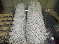    (2) Rolls 4 White Chain Link Fence