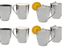    (8) Mikasa 18/8 Stainless Steel Cups