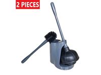   (3) Toilet Brush and Plunger Set Combo