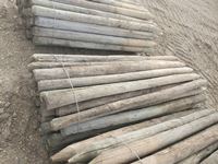    Bundle of (50) 3" x 6 ft Used Fence Posts