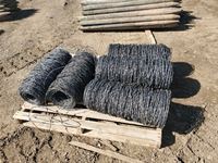    (5) Rolls Of Used Barb Wire
