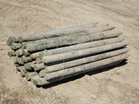    (50) 3-4" x 6 ft Used Fence Posts