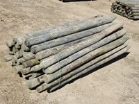    (50) 3-4" x 6 ft Used Fence Posts